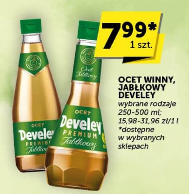Ocet winny Develey promocja w Groszek