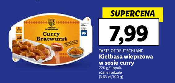 Kie艂basa wieprzowa w sosie curry promocja