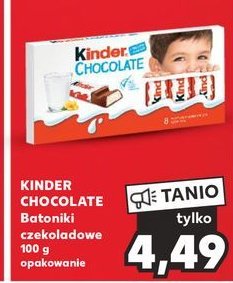 Czekoladki Kinder Chocolate promocja