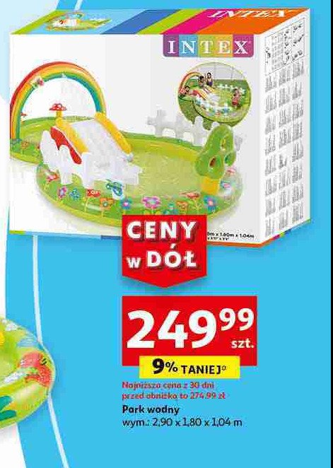 Park wodny 290 x 180 x 104 cm Intex promocja