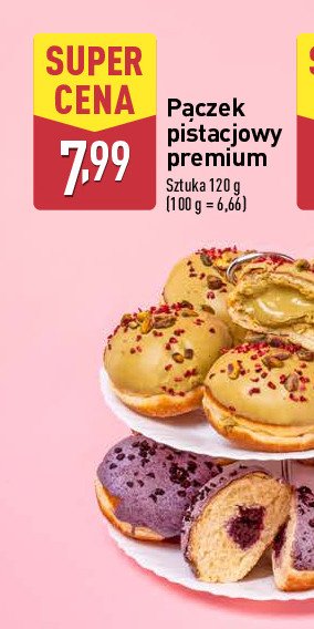 Pączek pistacjowy premium promocja w Aldi