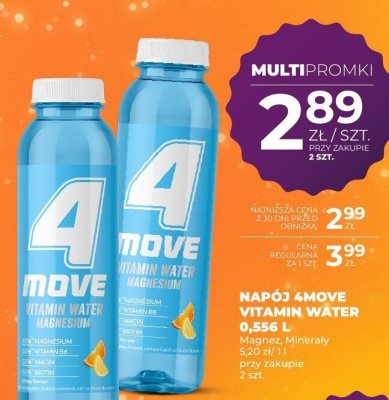 Napój 4MOVE Vitamin Water Magnesium 0,556 L promocja w Duży Ben