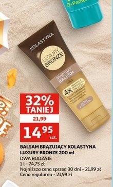 Balsam brązujący do jasnej karnacji Kolastyna luxury bronze promocja