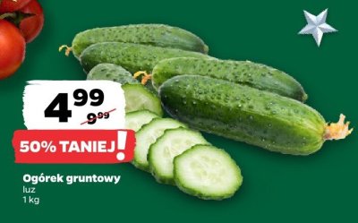 Ogórek gruntowy promocja w Netto