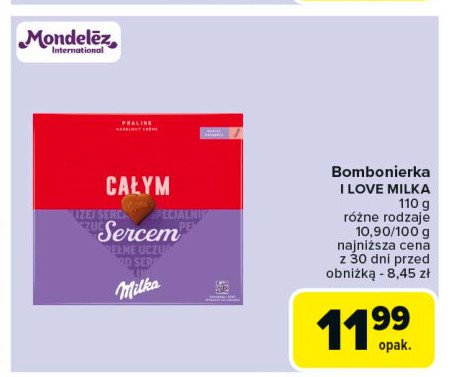 Bombonierka Milka i love milka promocja