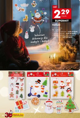 Naklejki piankowe promocja w Biedronka