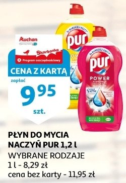 Żel do mycia naczyń grapefruit & cherry PUR POWER 3XACTION promocja