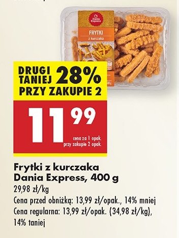 Frytki z kurczaka Danie express promocja