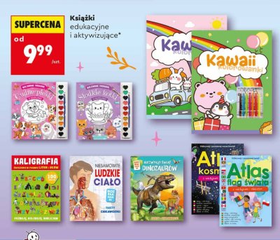 Książki edukacyjne i aktywizujące promocja w Biedronka