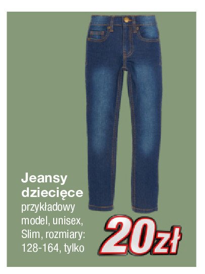 Jeansy dziecięce 92-128 promocja