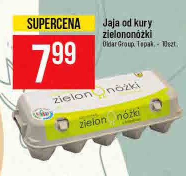 Jaja od kury zielonon贸偶ki z wolnego wybiegu kl. m Oldar promocja