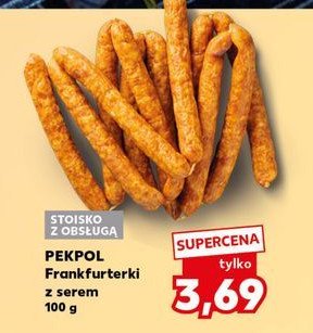 Frankfurterki z serem Pekpol promocja