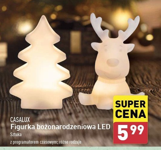 Figurka w kształcie renifera led Casalux promocja