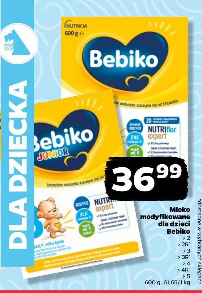 Mleko 2 Bebiko promocja w Netto