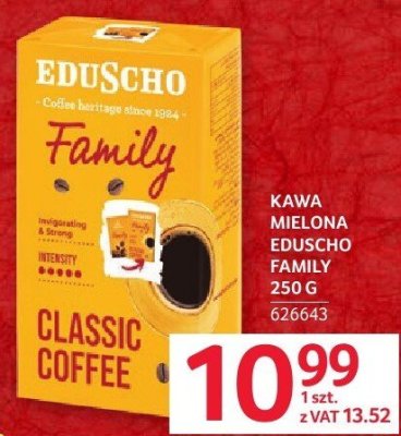 Kawa mielona Eduscho Family 250g promocja w Selgros