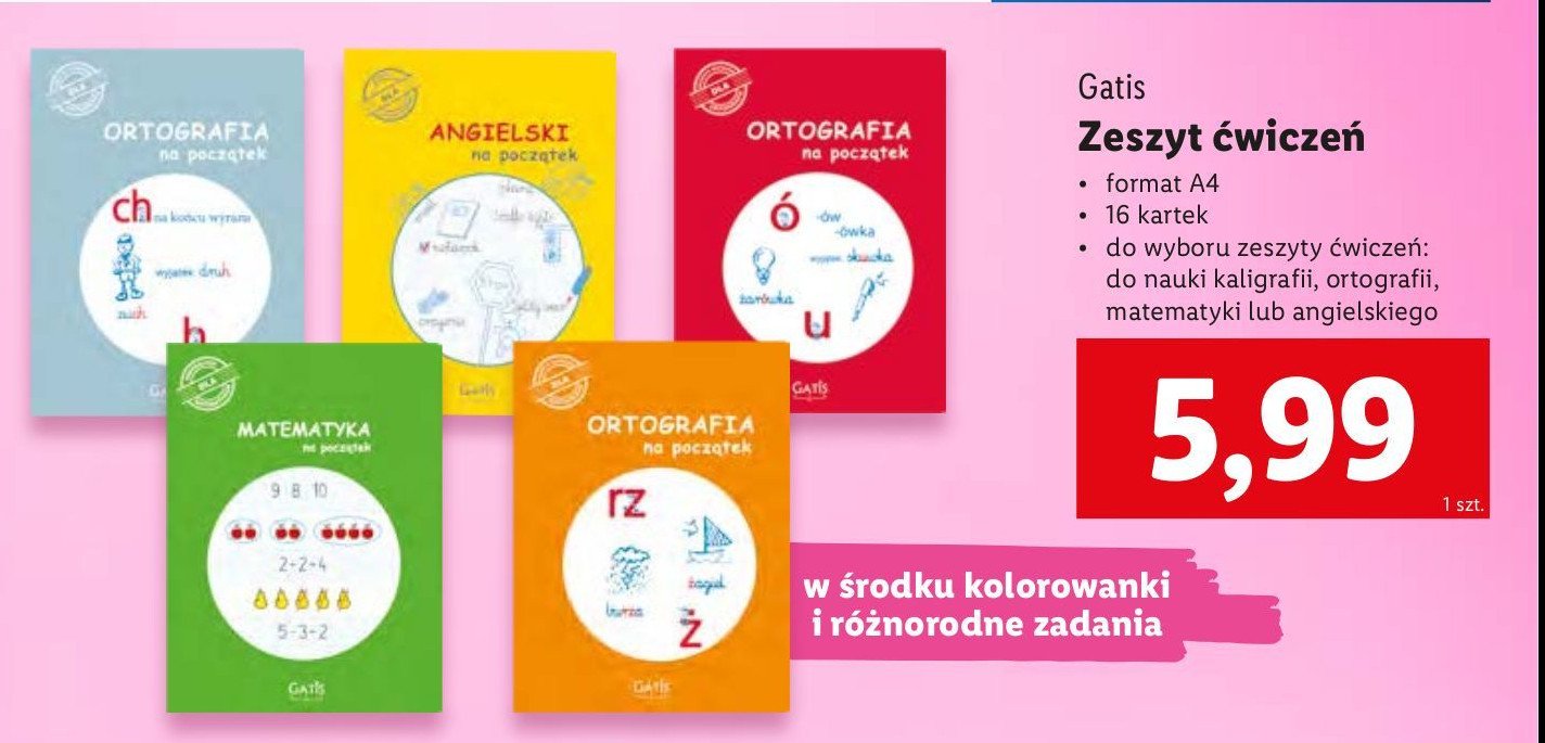 Ortografia na początek a4/16 k. Gatis promocja