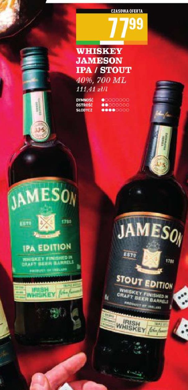 Whiskey Jameson caskmates stout edition promocja