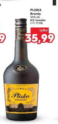 Brandy 36% alk. promocja w Kaufland