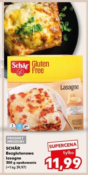 Lasagne mrożona Schar promocja