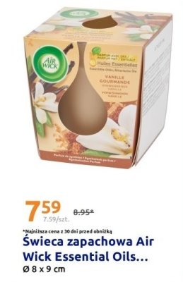 Świeca zapachowa Essential Oils promocja w Action