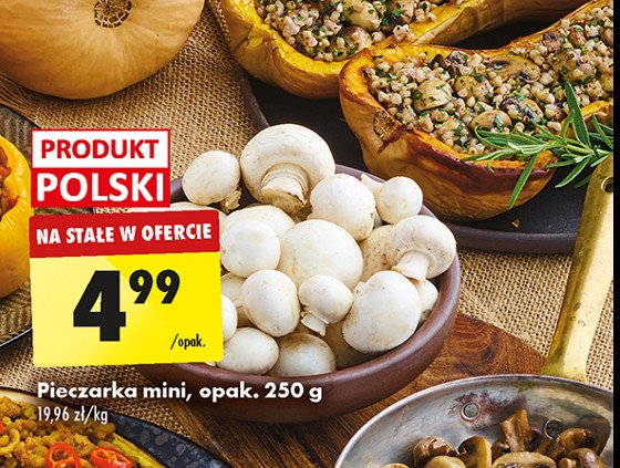 Pieczarki mini promocja