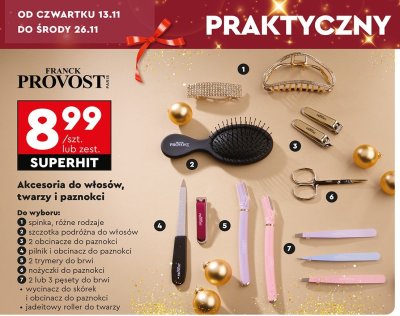 Akcesoria do włosów, twarzy i paznokci Franck Provost promocja w Biedronka