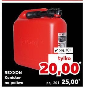 Kanister 10 l REXXON promocja w Kaufland