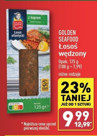 Łosoś wędzony z koprem Golden seafood promocja