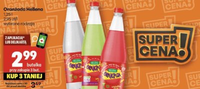 Oranżada Hellena 1,25l promocja w Delikatesy Centrum