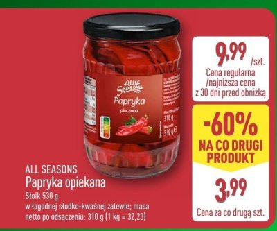 Papryka opiekana ALL SEASONS promocja w Aldi