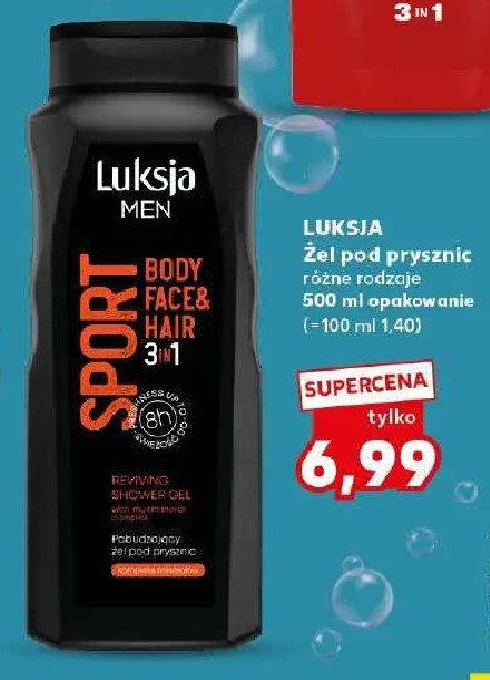 Żel pod prysznic sport Luksja promocja