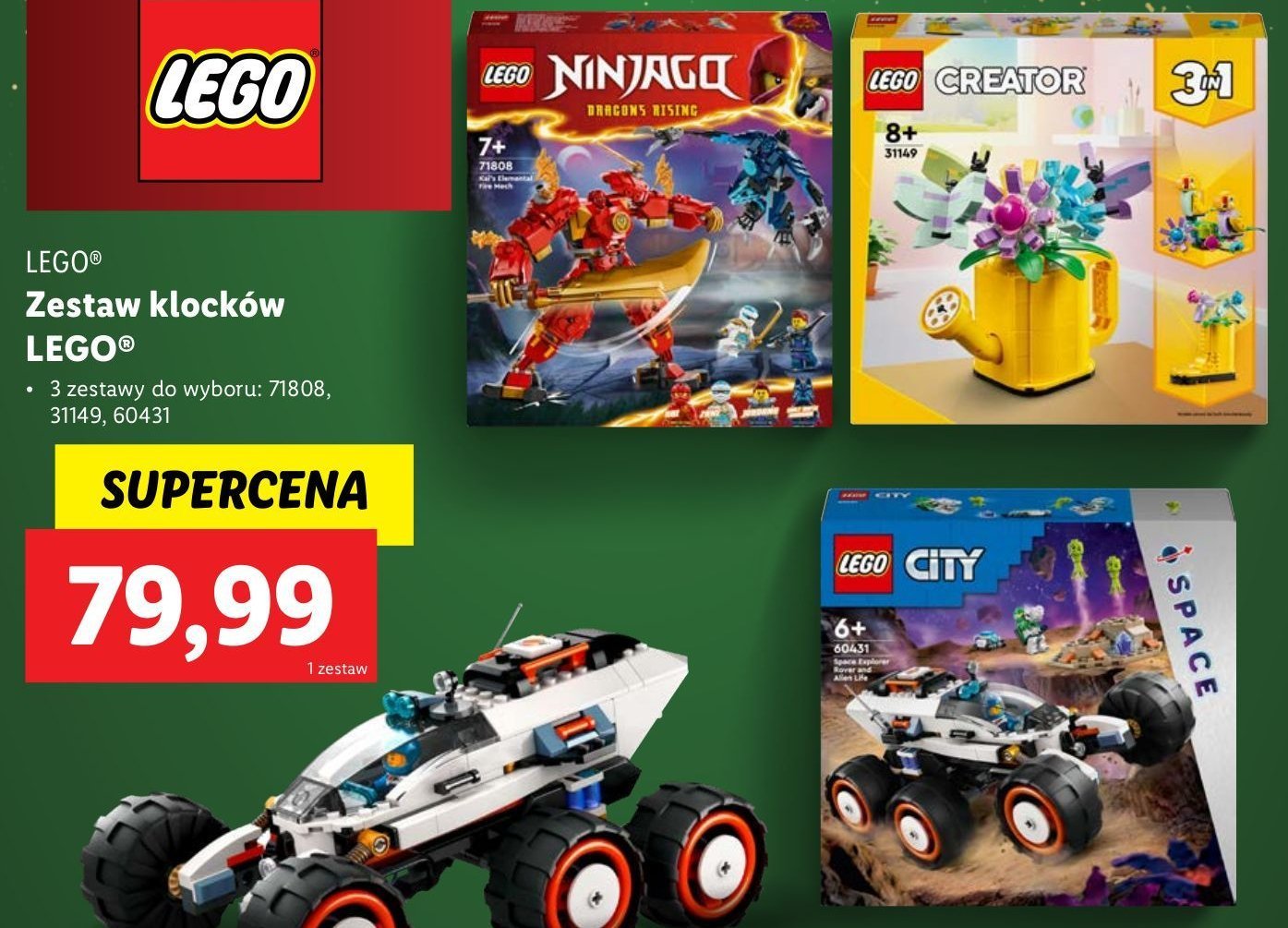 Klocki 71808 Lego ninjago promocja w Lidl