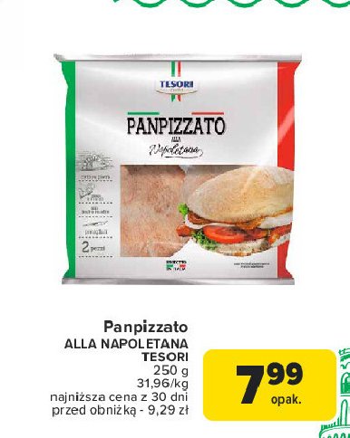 Pan pizzato Tesori d'italia promocja w Carrefour Market