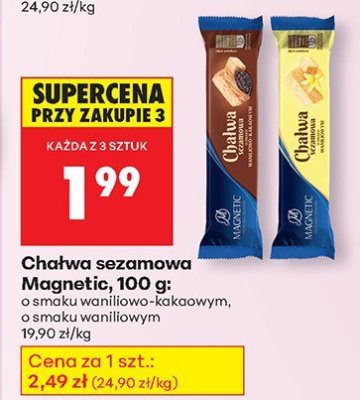 Chałwa sezamowa Magnetic, 100 g promocja w Biedronka