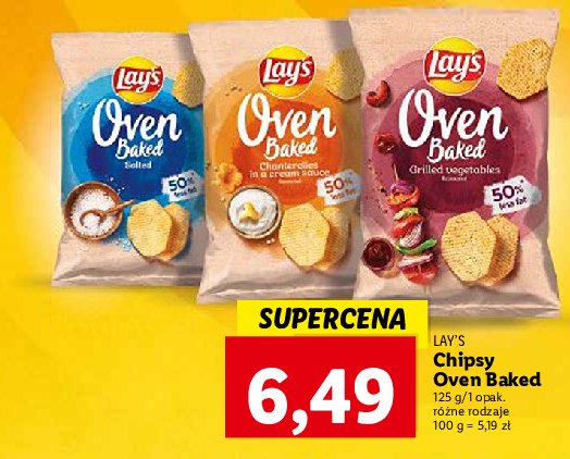 Chipsy grilled vegetables Lay's oven baked (prosto z pieca) Frito lay lay's promocja