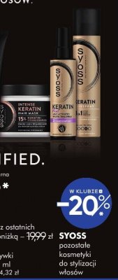 Pozostałe kosmetyki do stylizacji włosów SYOSS promocja w Super-Pharm