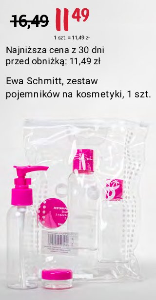 Zestaw pojemników na kosmetyki Ewa schmitt promocja