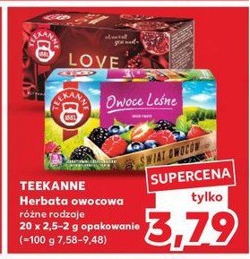 Herbatka owoce leśne Teekanne world of fruits promocja