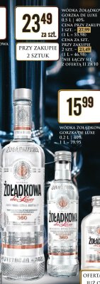 Wódka promocja w Dino