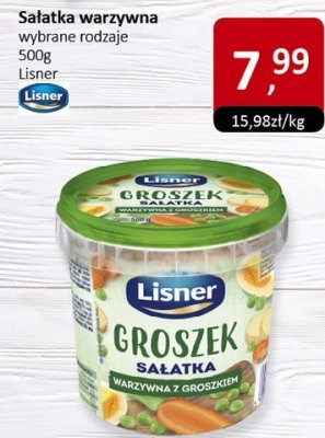 Sałatka warzywna wybrane rodzaje Lisner 500g promocja w Market Point