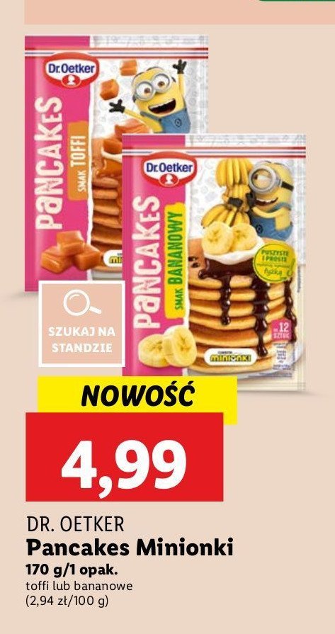 Pancakes toffi Dr. oetker promocja