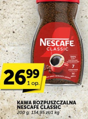 Kawa rozpuszczalna Nescafe Classic promocja w Groszek