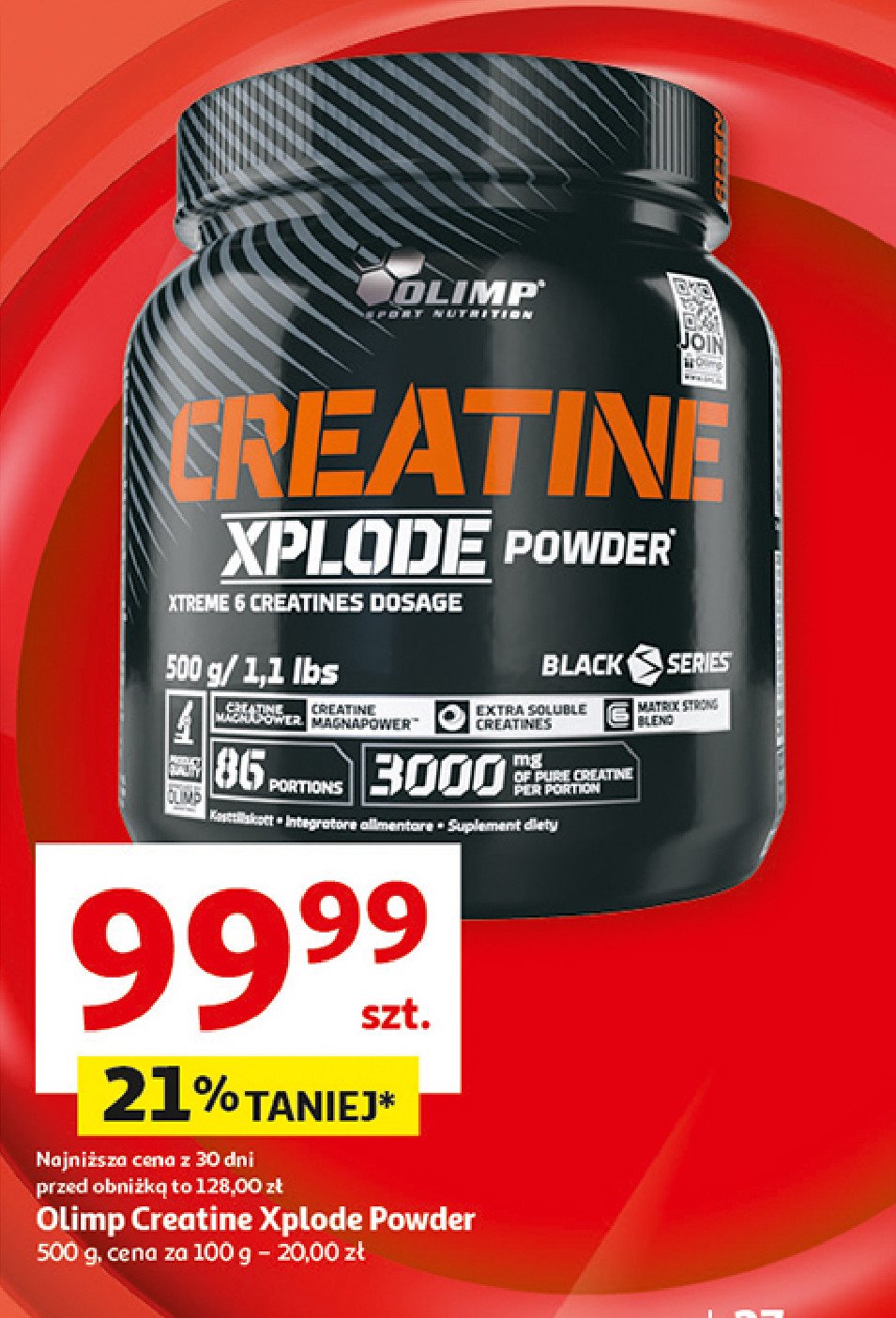 Creatine xplode Olimp sport nutrition creatine promocja