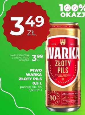 Piwo promocja w Duży Ben