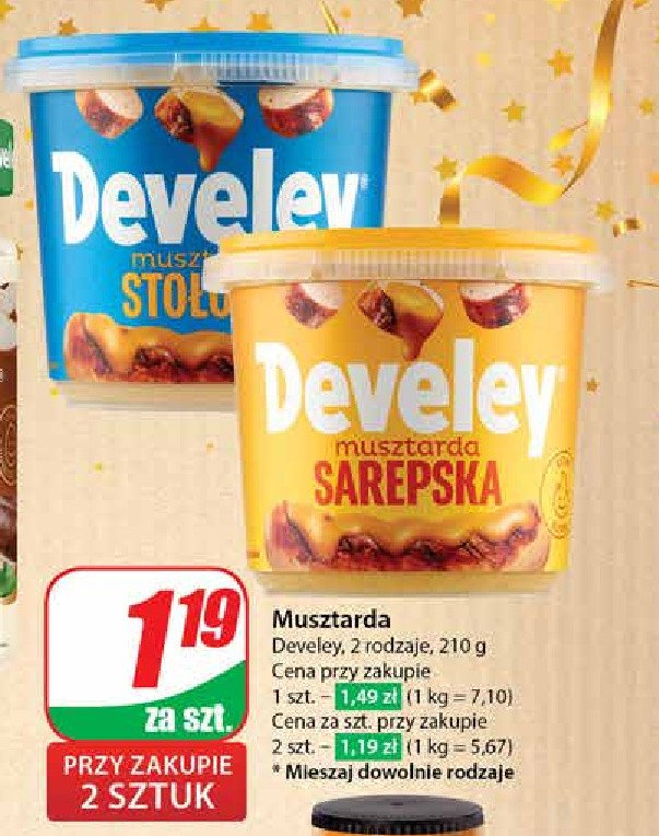 Musztarda sarepska Develey promocja