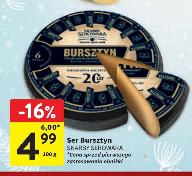 Ser bursztyn Skarby serowara promocja w Intermarche