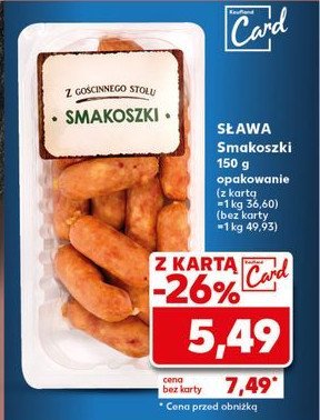 Smakoszki S艂awa promocja