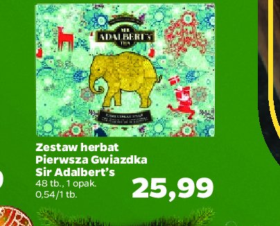 Zestaw herbat pierwsza gwiazdka SIR ADALBERT'S TEA ZESTAW promocja