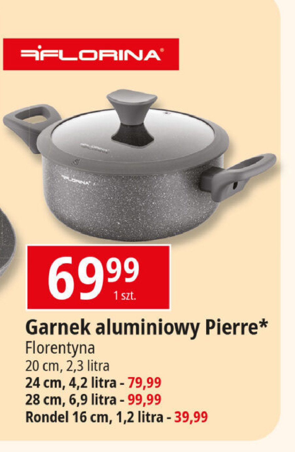 Garnek pierre 20 cm Florina (florentyna) promocja