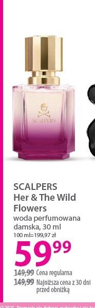 Woda perfumowana Scalpers her & the wild flower promocja w Hebe